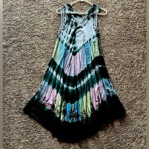 Rainbow Free Form Dress
